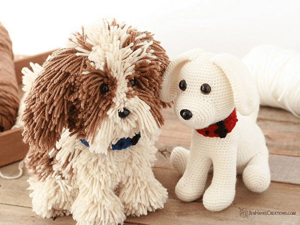 Crochet Puppy Dogs Pattern by Jen Hayes Creations