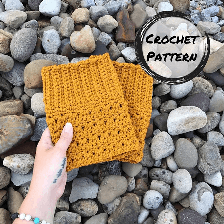 Crochet Reversible Boot Cuff Pattern by Hook In Hands