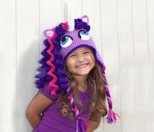 Crochet Unicorn Hat Pattern by Bri Abby HMA