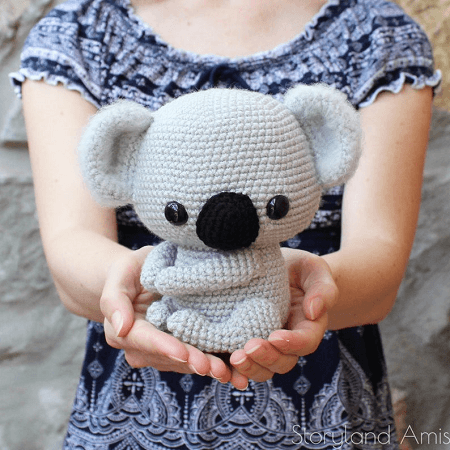 Cuddle-Sized Koala Bear Amigurumi Pattern by Storyland Amis