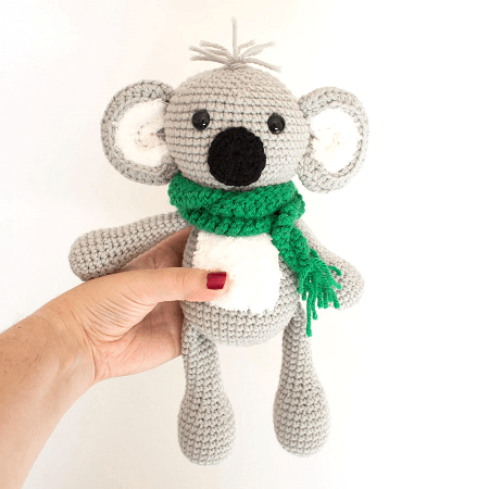 Free Crochet Koala Pattern by The Friendly Red Fox