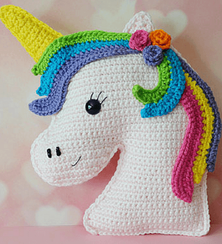 Free Unicorn Crochet Pattern by 3am Grace Designs