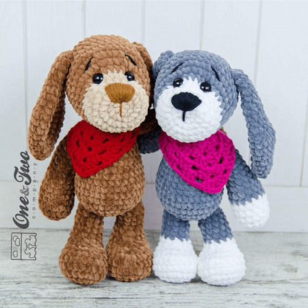 Joe, The Puppy Amigurumi Pattern by One And Two Company