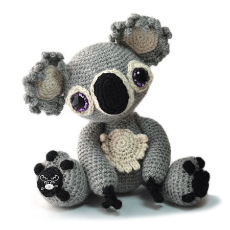 Koala Amigurumi Crochet Pattern by Patchwork Moose