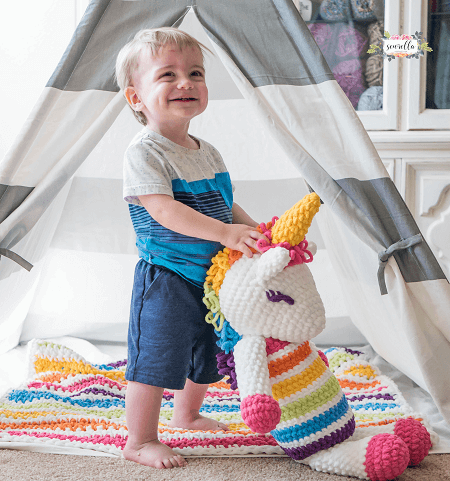 Lola, The Crochet Plushy Unicorn Pattern by Sewrella