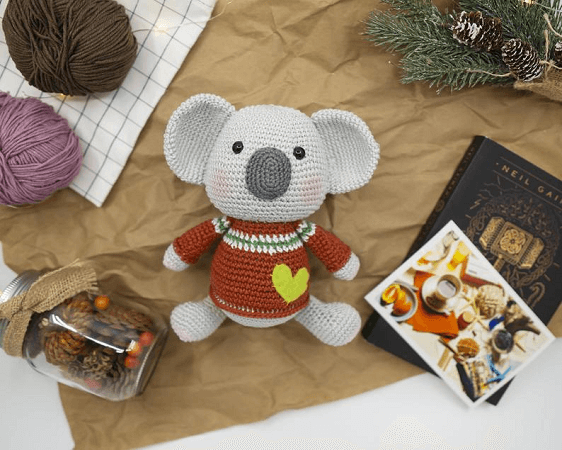 Max, The Koala Amigurumi Pattern by Meow Knitting Boutique