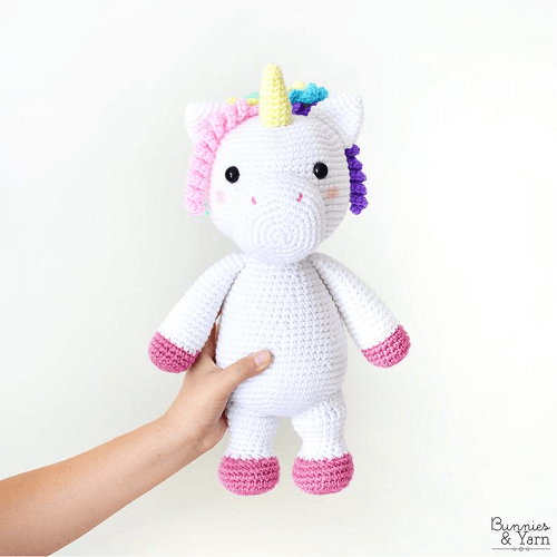 Mimi, The Unicorn Crochet Pattern by Bunnies And Yarn