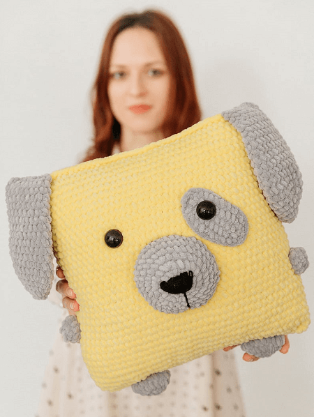 Pillow Dog Crochet Pattern by Toys By Hvatik