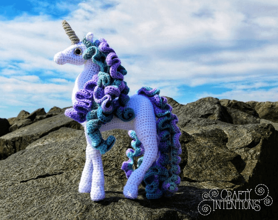 Standing Unicorn Amigurumi Pattern by Crafty Intentions