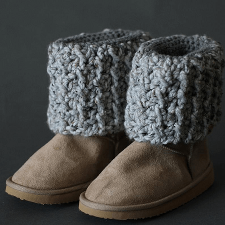 Woodland Boot Cuff Crochet Pattern by Pretty Darn Adorable