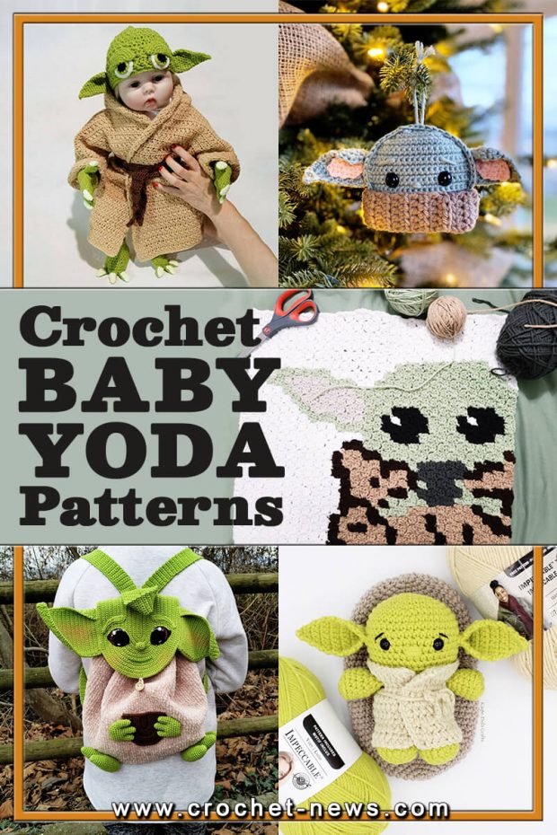25 Baby Yoda Crochet Patterns BABY YODA CROCHET PATTERNS
