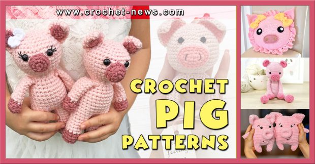 22 Crochet Pig Patterns