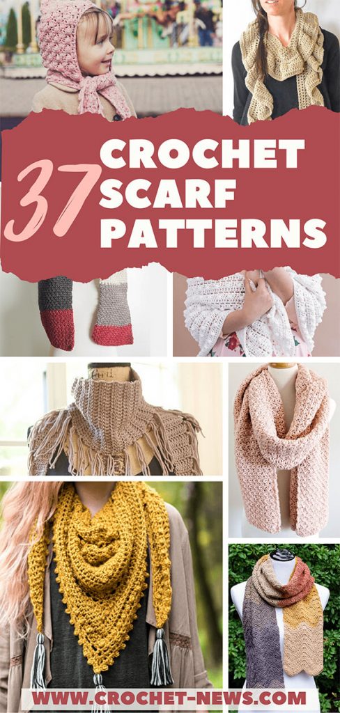 37 Crochet Scarf Patterns