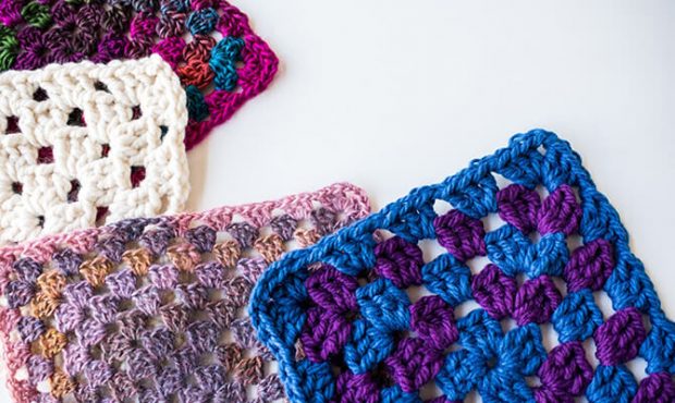 Granny Square in Different Designs by mybluprint