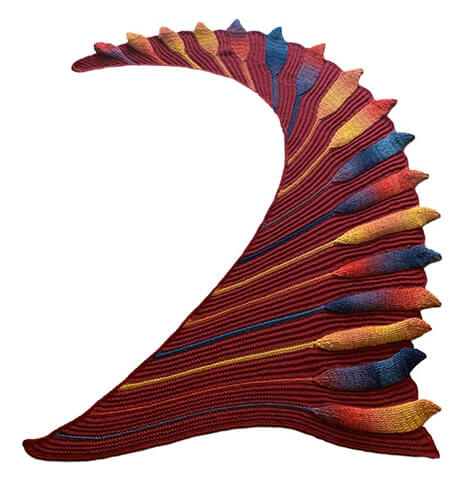 Phoenix Vortex Shawl By Bonita Patterns