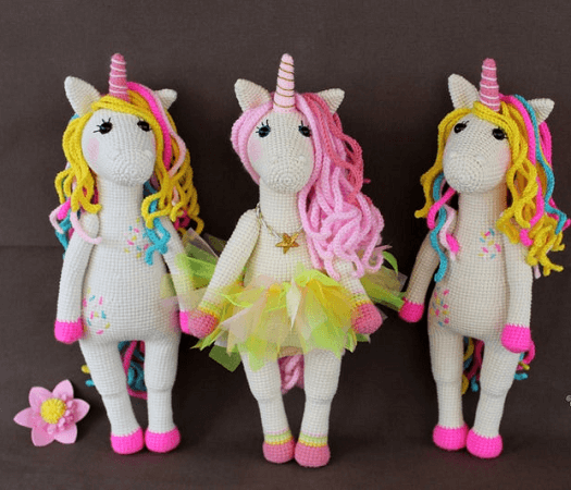 Amigurumi Unicorn Crochet Pattern by My Cro Wonders