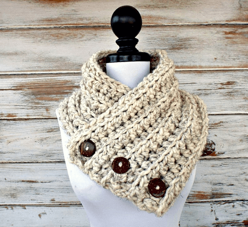 Chunky Scarf Crochet Pattern by Pixie Bell