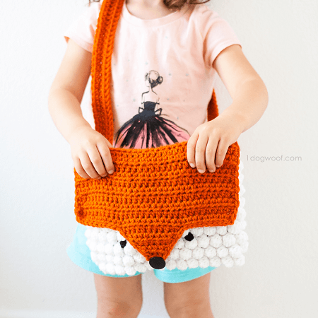 Crochet Fox Purse Pattern by 1 Dog Woof