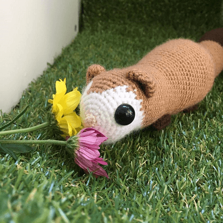 Crochet Fuzzy Ferret Pattern by Cg Toys