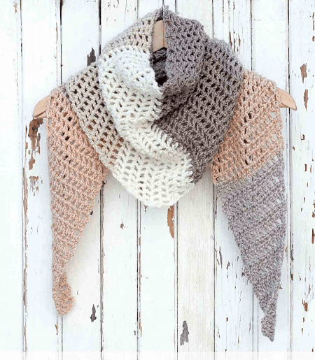 Desert Winds Scarf Crochet Pattern by Make And Do Crew