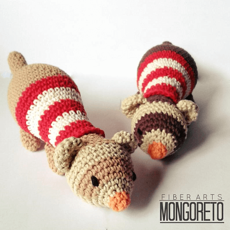 Ferret Amigurumi Pattern by Mongoreto