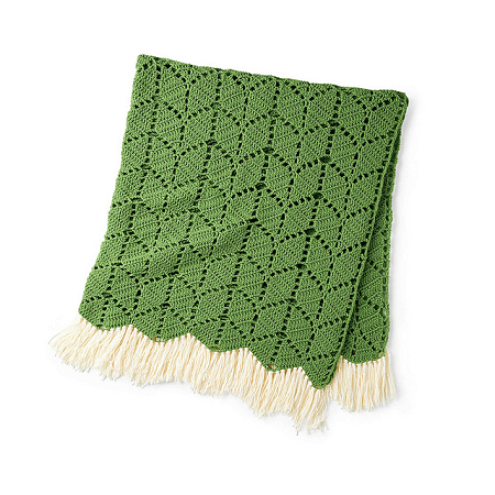 Growing Ivy Crochet Blanket Pattern by Yarnspirations