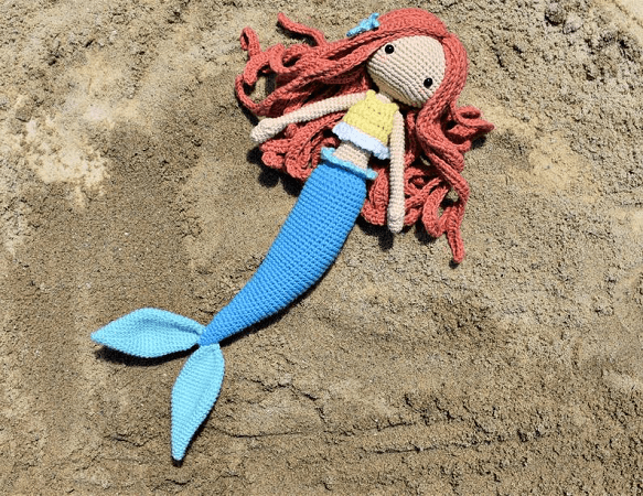 Marci, The Mermaid Doll Amigurumi Pattern by Sleep Sheep Patterns