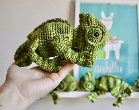 Napoleon, The Chameleon Crochet Pattern by Aukillu