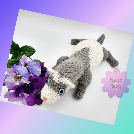 Phineas, The No Fuss Ferret Crochet Pattern by Manic Yarn