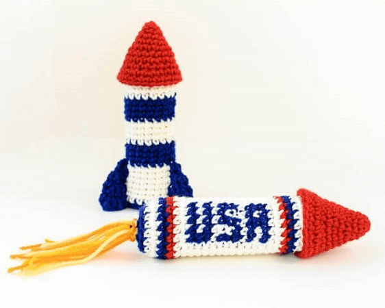 Rocket Ship Crochet Pattern by Petals To Picots