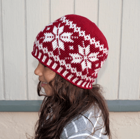 Snowflakes Beanie Crochet Pattern by Knit And Crochet Evr Aft