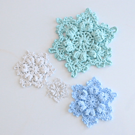 Stella's Snowflake Crochet Pattern by Jonna Martinez Crochet