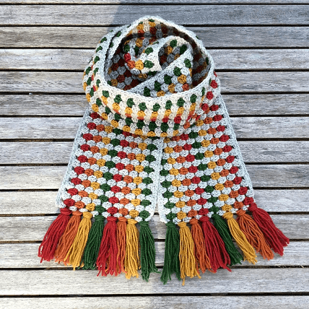Super Granny Scarf Crochet Pattern by Cotton Pod