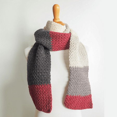 The Boyfriend Scarf Crochet Pattern by Dabbles And Babbles