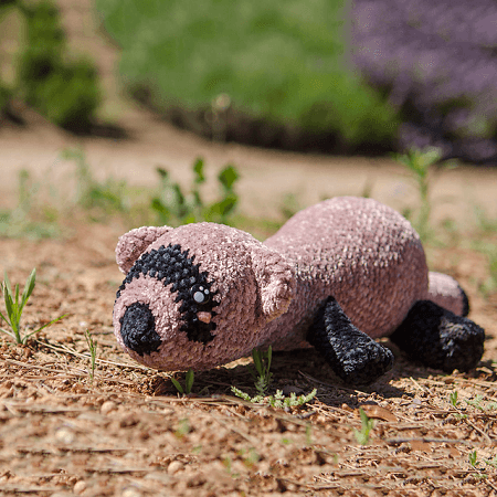 Tono, The Blackfoot Ferret Amigurumi Pattern by Eva Peñafiel