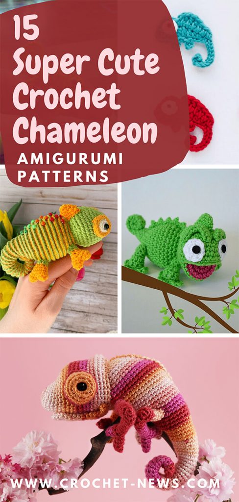 15 Crochet Chameleon Amigurumi Patterns - Crochet News