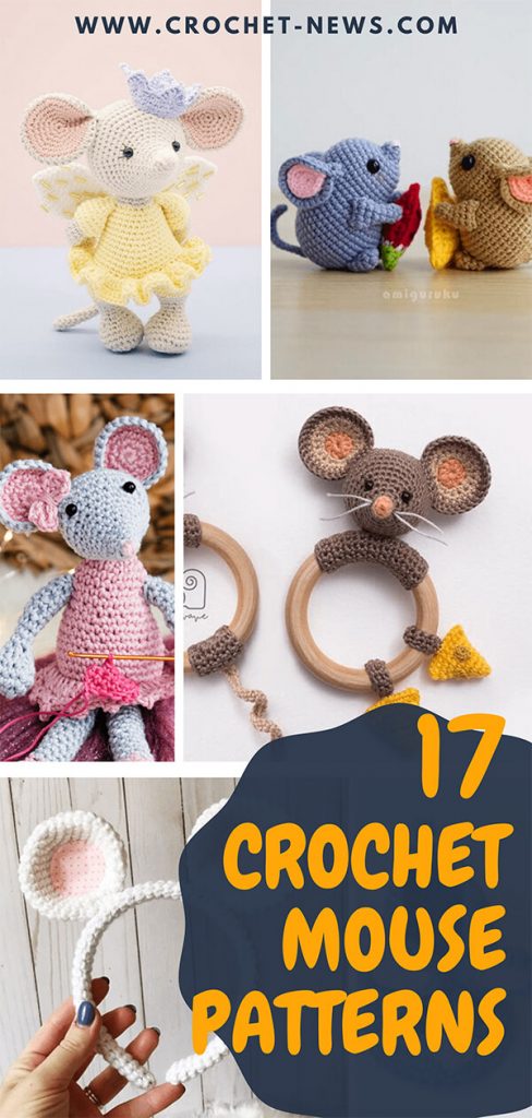 17 Crochet Mouse Patterns 17 Crochet Mouse Patterns