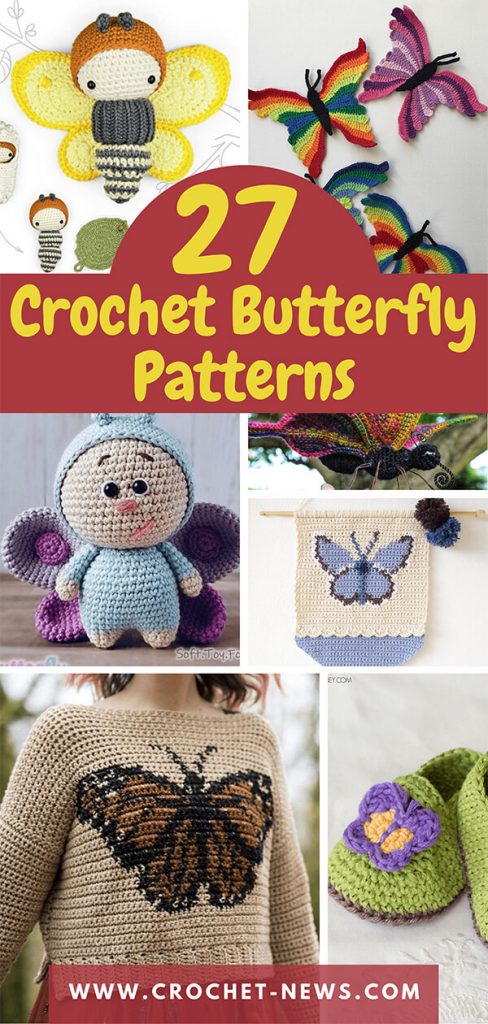 27 Crochet Butterfly Patterns - Crochet News