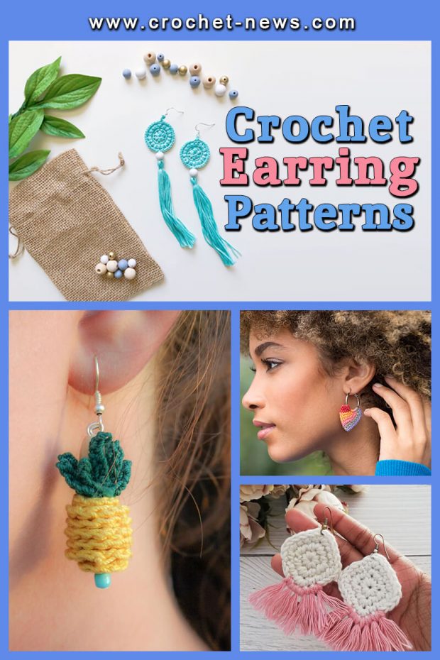 CROCHET EARRINGS PATTERNS