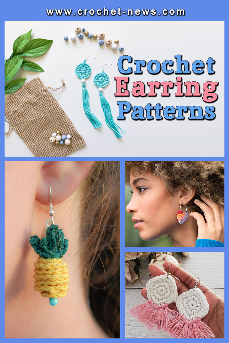 35 Crochet Earrings Patterns - Crochet News