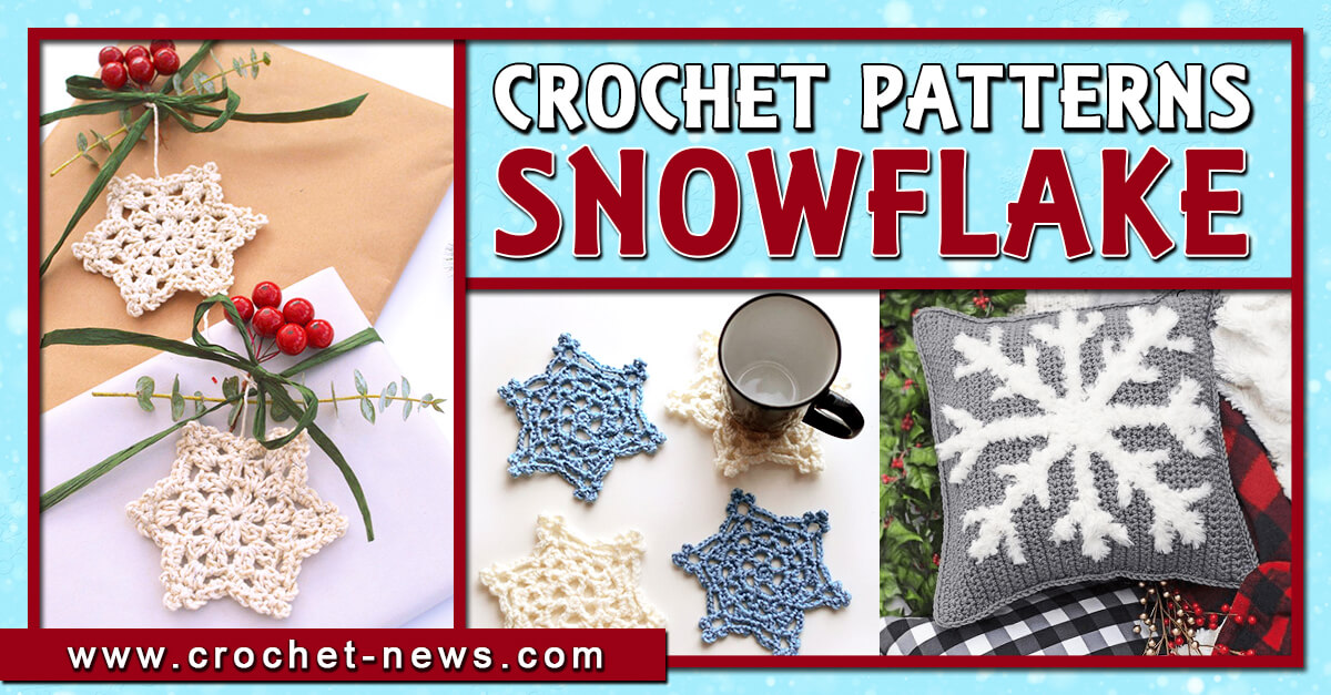 50 Festive Crochet Snowflake Patterns