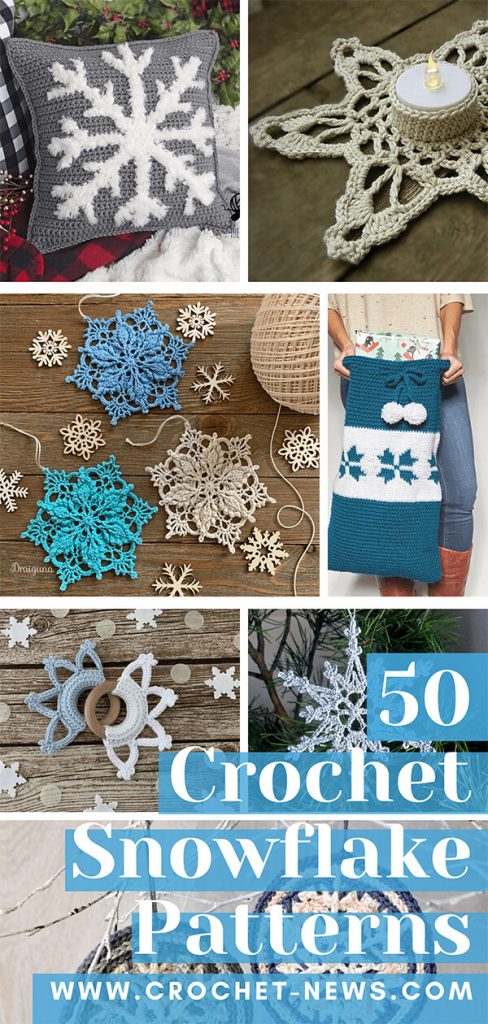 50 Crochet Snowflake Patterns