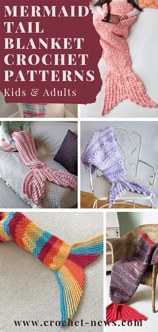 Mermaid Tail Blanket Crochet Patterns - Crochet News