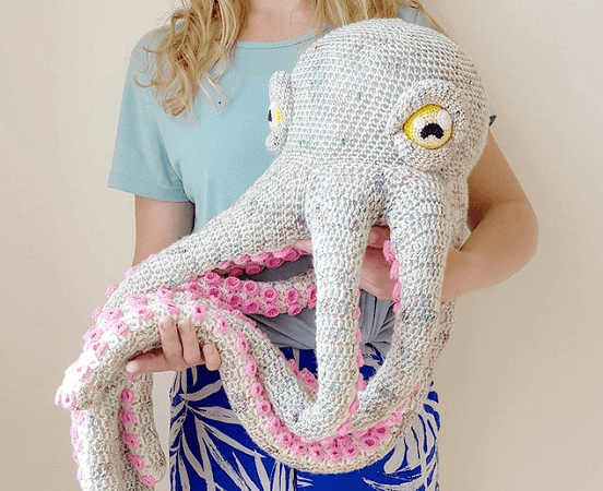 crochet octopus legs