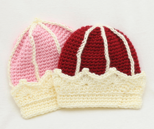 Baby Crown Hat Crochet Pattern by Knitsy Crochet