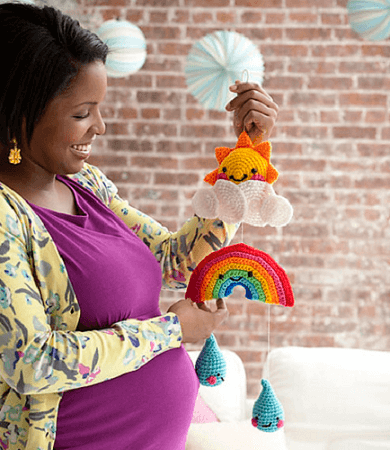 Baby Toy Mobile Crochet Pattern by Amy Gaines