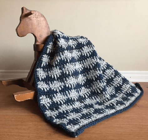 Cozy Baby Blanket Crochet Pattern by Rich Textures Crochet