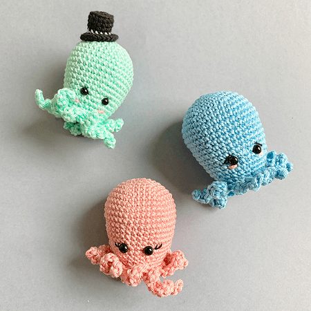 Baby Octopus Crochet Pattern by Crochet 4 Fun By Mei