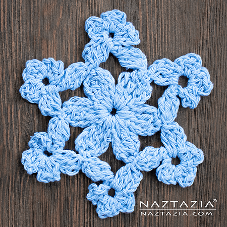 Crochet Christmas Snowflake Pattern by Naztazia