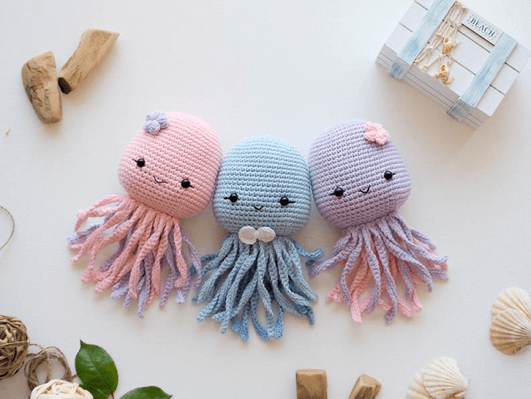 Toy Crochet Octopus Pattern by R Nata